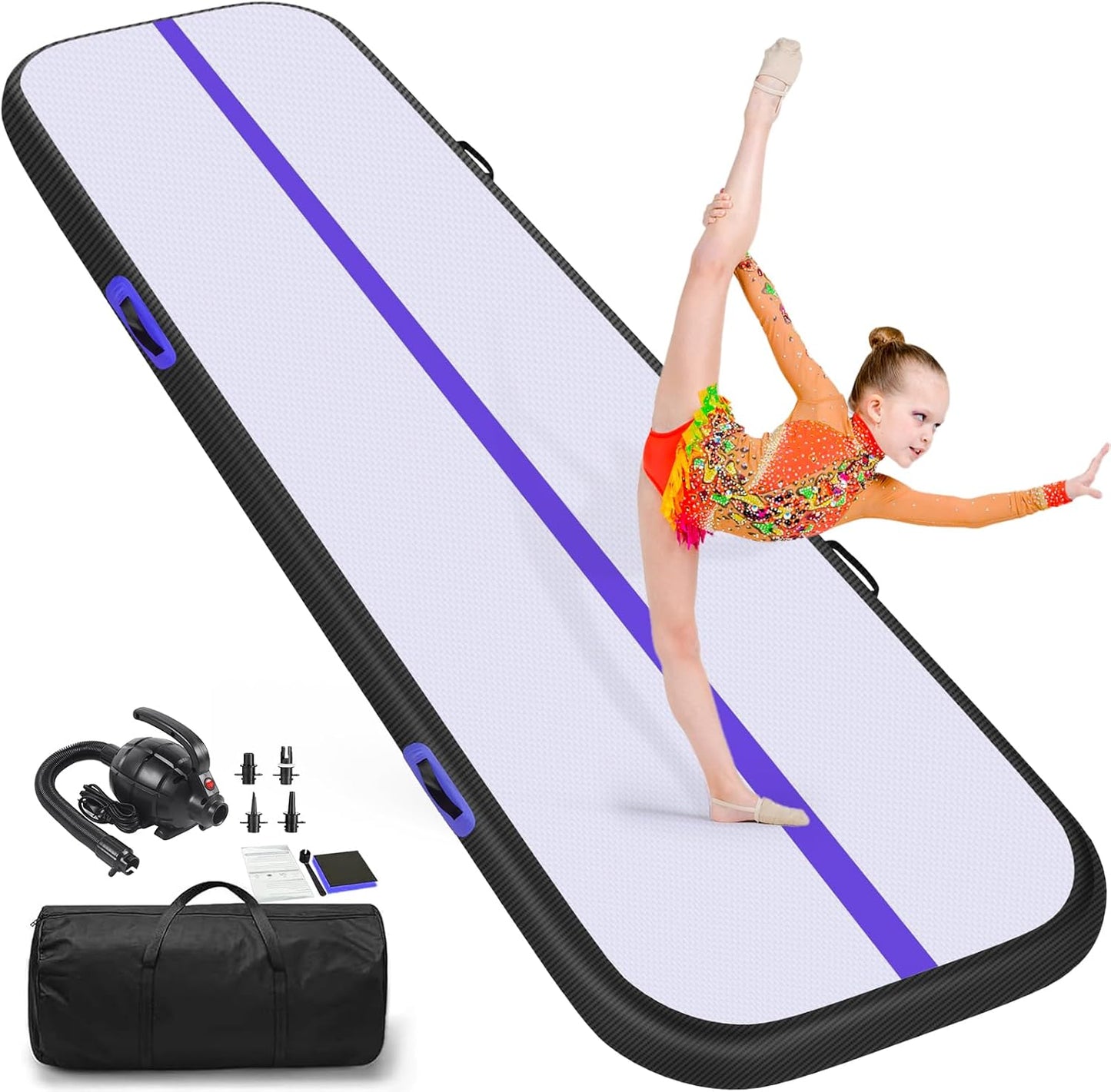 Inflatable Air Gymnastics Track Mat for Home Use and Training