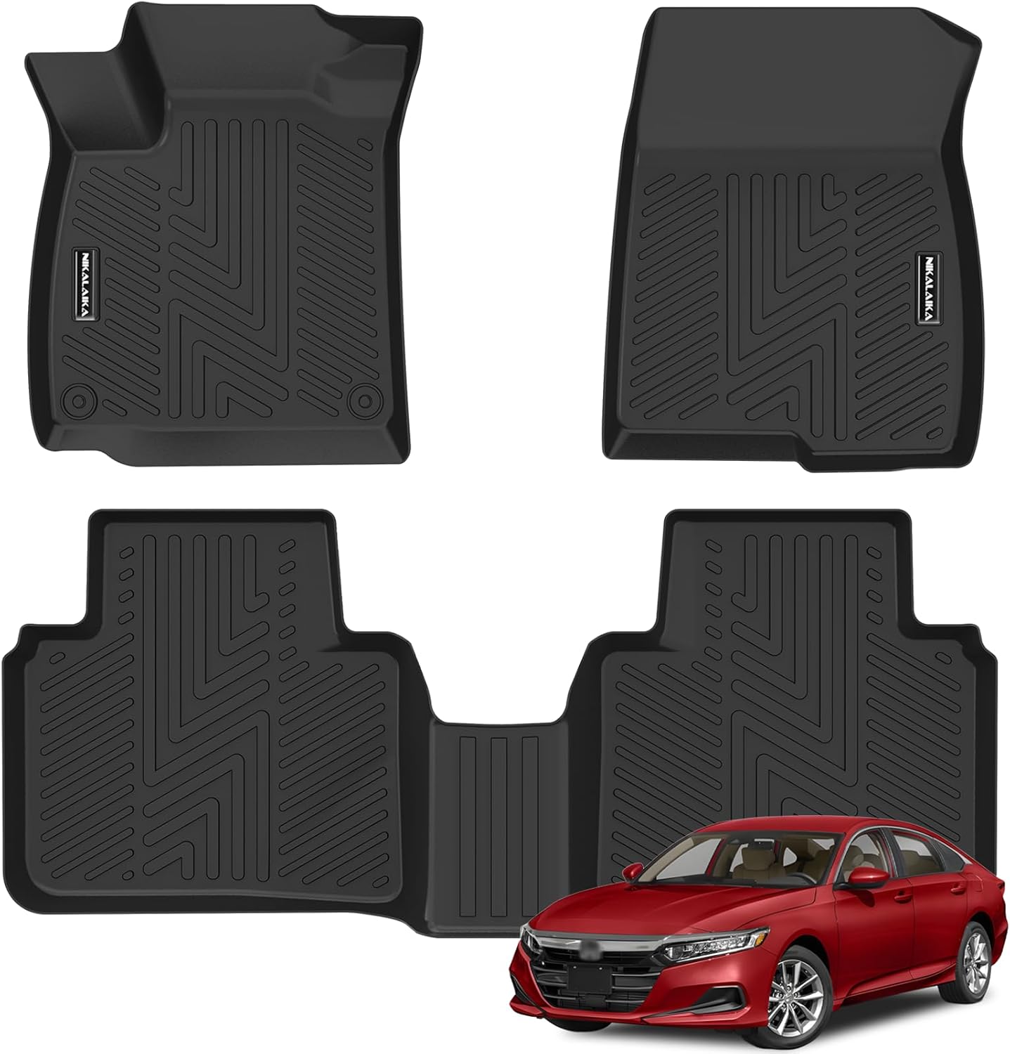 All Weather Floor Mats for 2018-2022 Honda Accord - Durable & Fit