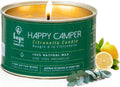 Happy Camper Citronella Candle - 26 Hour Bug-Free Bliss!