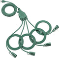 DEWENWILS 46FT Outdoor Extension Cord with 1 to 4 Splitter