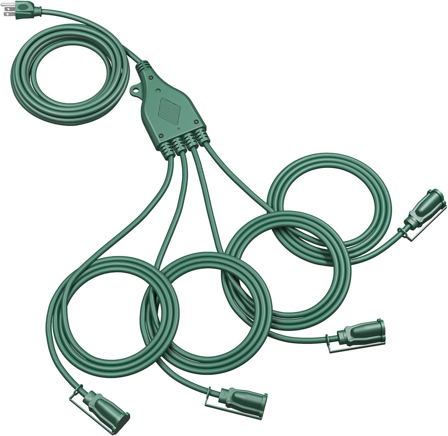 DEWENWILS 46FT Outdoor Extension Cord with 1 to 4 Splitter
