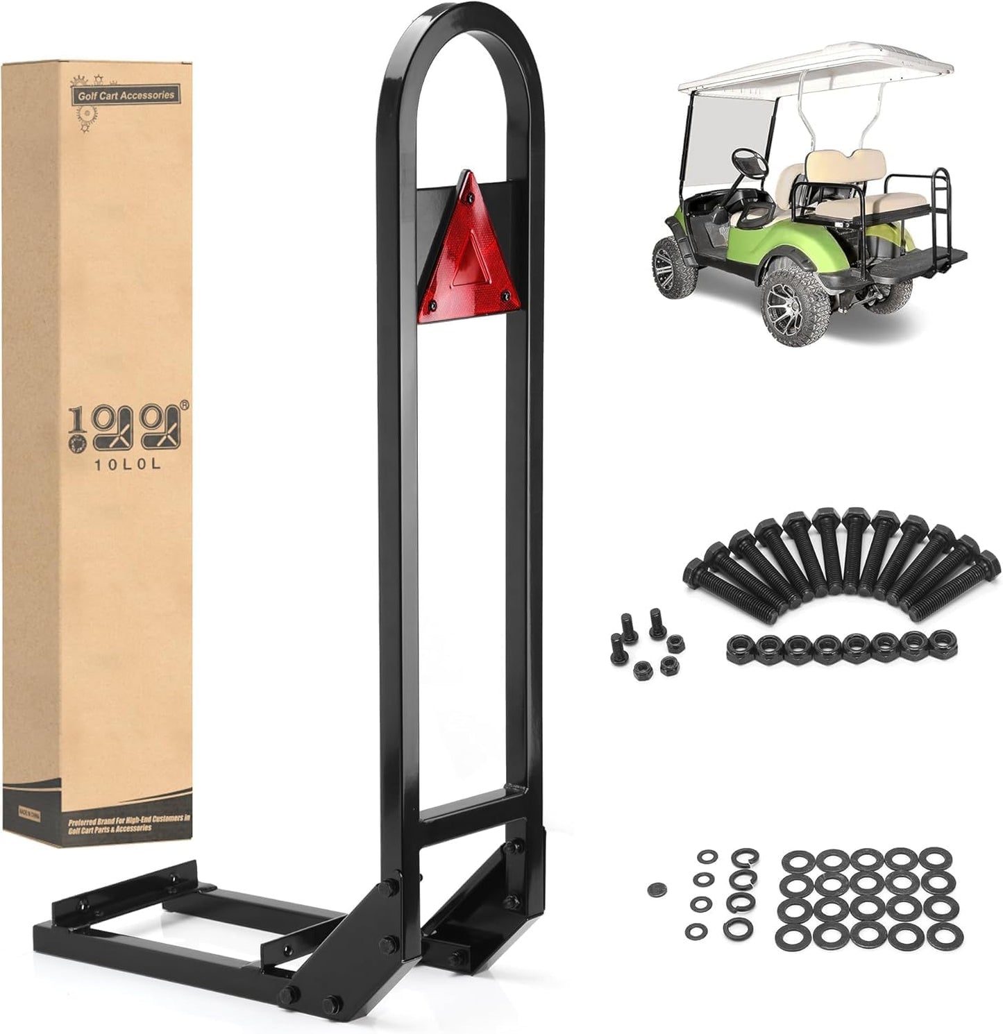 10L0L Golf Cart Rear Seat Grab Bar for Safety and Security