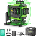 4x360 Green Beam 4D Laser Level - Accurate 16-Line Layout Tool