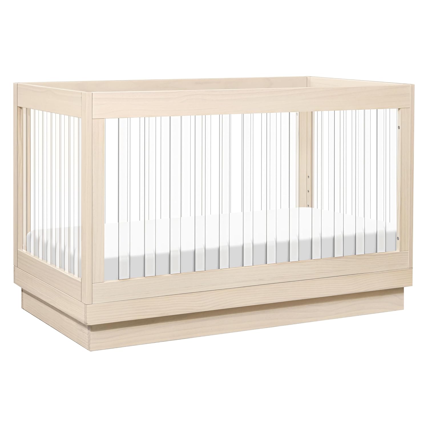 Babyletto Harlow Acrylic 3-in-1 Convertible Crib for Modern Nurseries