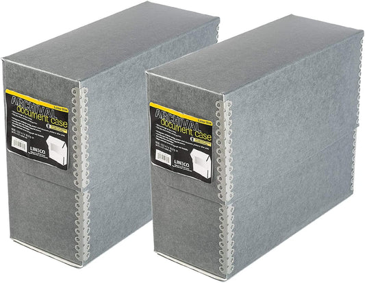 Lineco Archival Document Storage Box for Safe File Organization