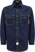 FR Shirt for Men 7.5oz Cotton Twill - Water Repellent, NFPA2112