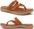 Womens Fashion Orthotic Flip Flops - Comfortable Arch Support are