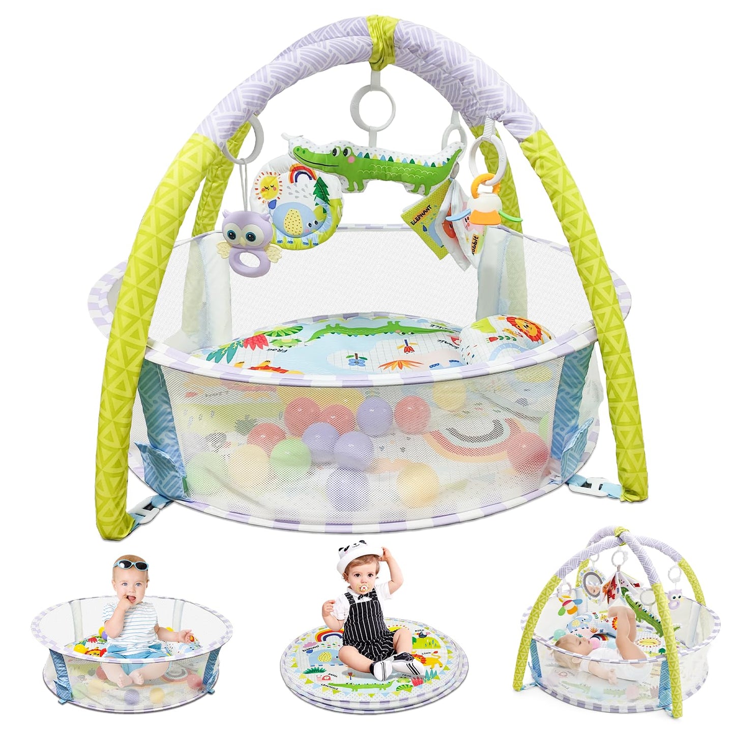7-in-1 Baby Play Mat | Ultimate Tummy Time Fun