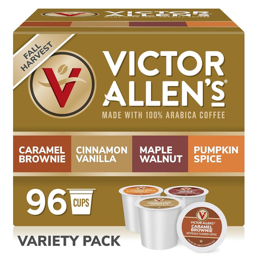 Victor Allen's Coffee Fall Harvest Variety Pack, 96 Count Pods