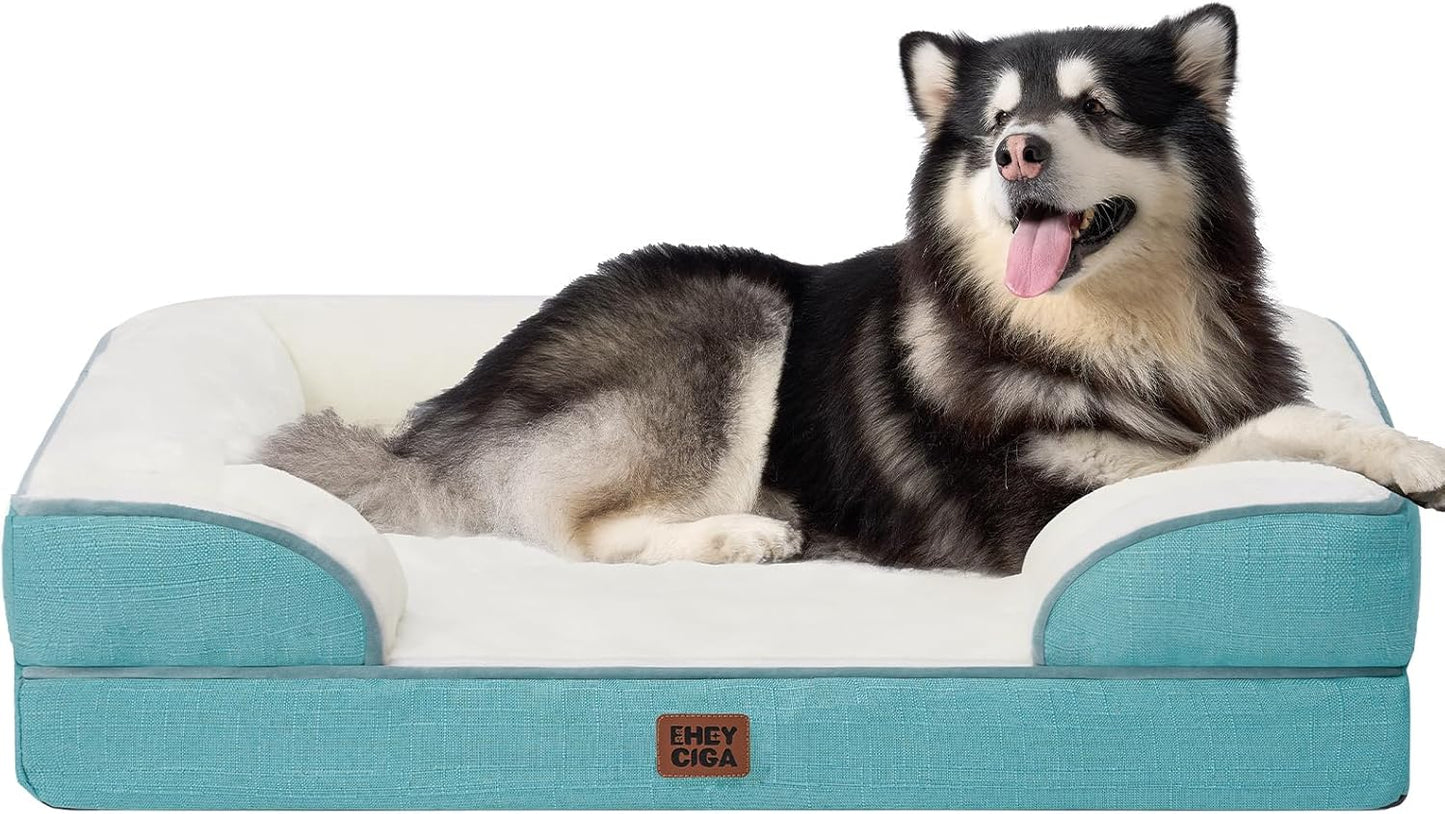 Orthopedic XL Dog Bed with Waterproof Memory Foam for Comfort