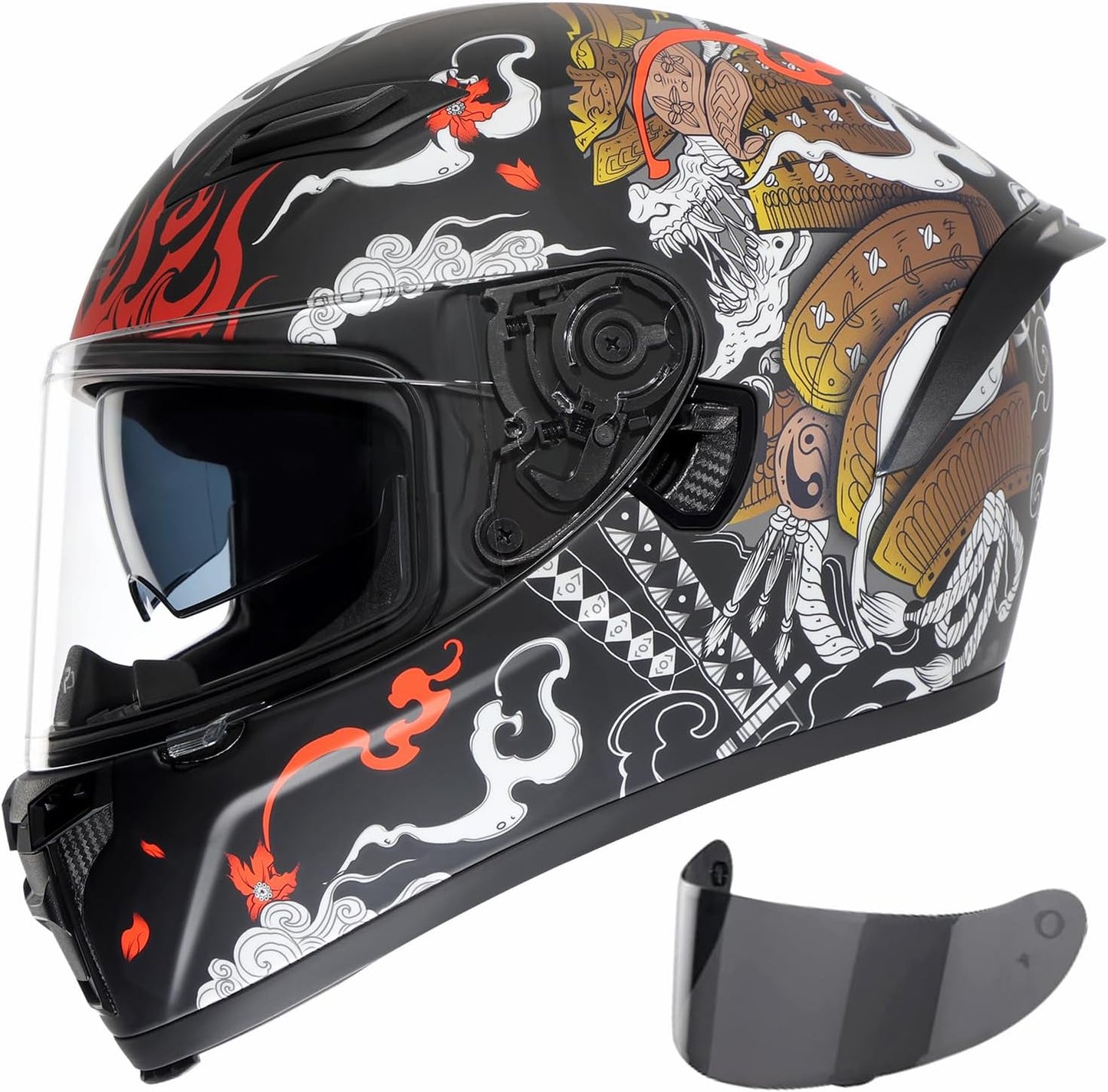 TRIANGLE Motorcycle Helmets Full Face Helmet for Adults Review