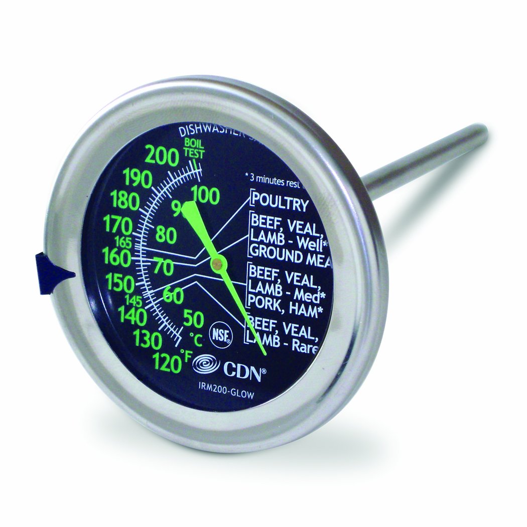 CDN Glow Meat Thermometer | Easy-to-Read Dial
