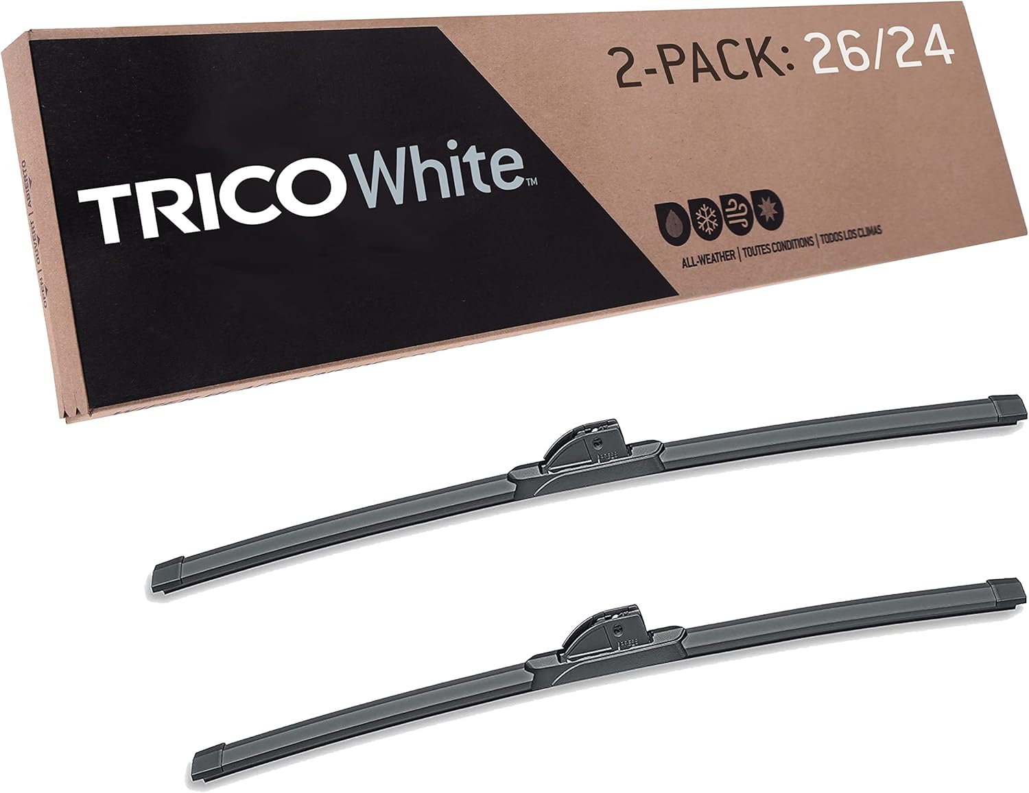 TRICO 26 in and 24 in Extreme Weather Wiper Blades for Vehicles
