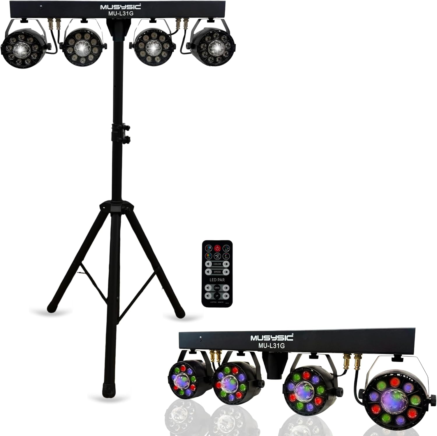 MUSYSIC LED Light Show Kit for Parties and Concerts Lighting