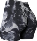 Dream Tie Dye Workout Shorts for Women - Seamless 4ft Inseam Comfort