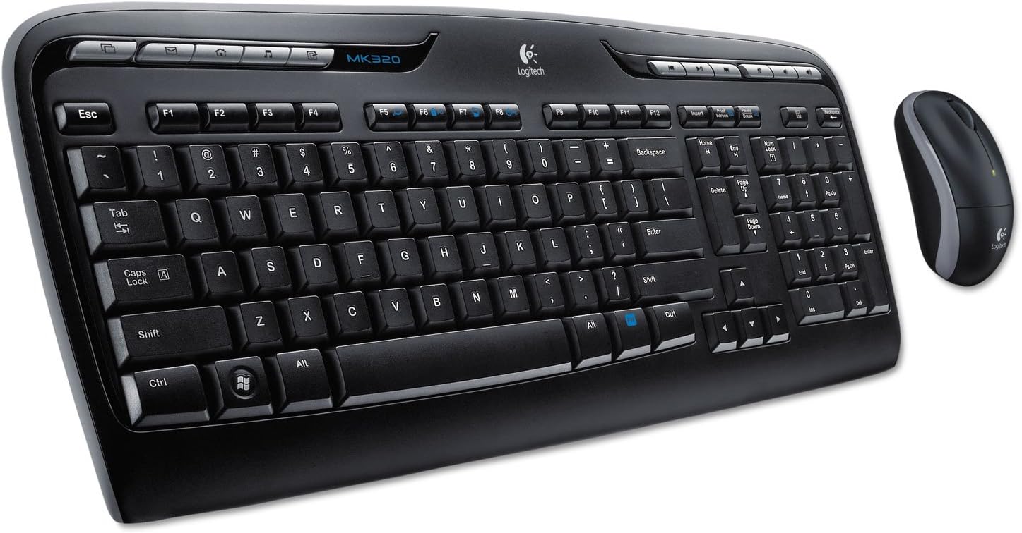 Logitech MK320 Wireless Desktop Set - Effortless Connectivity
