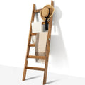 Stylish 6-Tier Blanket Ladder for Cozy Living Room Decor
