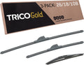 TRICO Gold 3-Piece Wiper Blade Kit for 2016-2021 Honda HR-V - Reliable