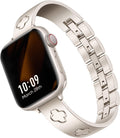 Apple Watch Band Four Leaf Clover Stainless Steel Bracelet - Dressy