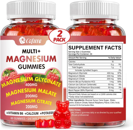 Triple Magnesium Complex Gummies for Calm and Sleep Support