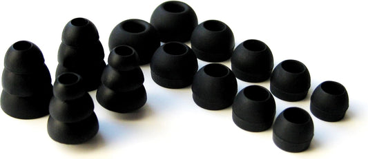 Ultimate Comfort: NICKSTON Black Ear Tips Set
