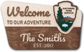 Custom National Park Sign - Personalized Wood Park Keepsake