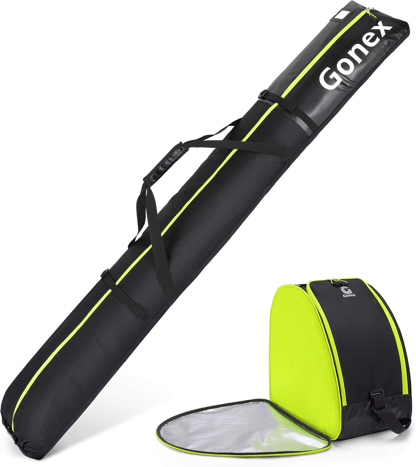 Gonex Padded Ski & Boot Combo: Water-Resistant, Easy Travel