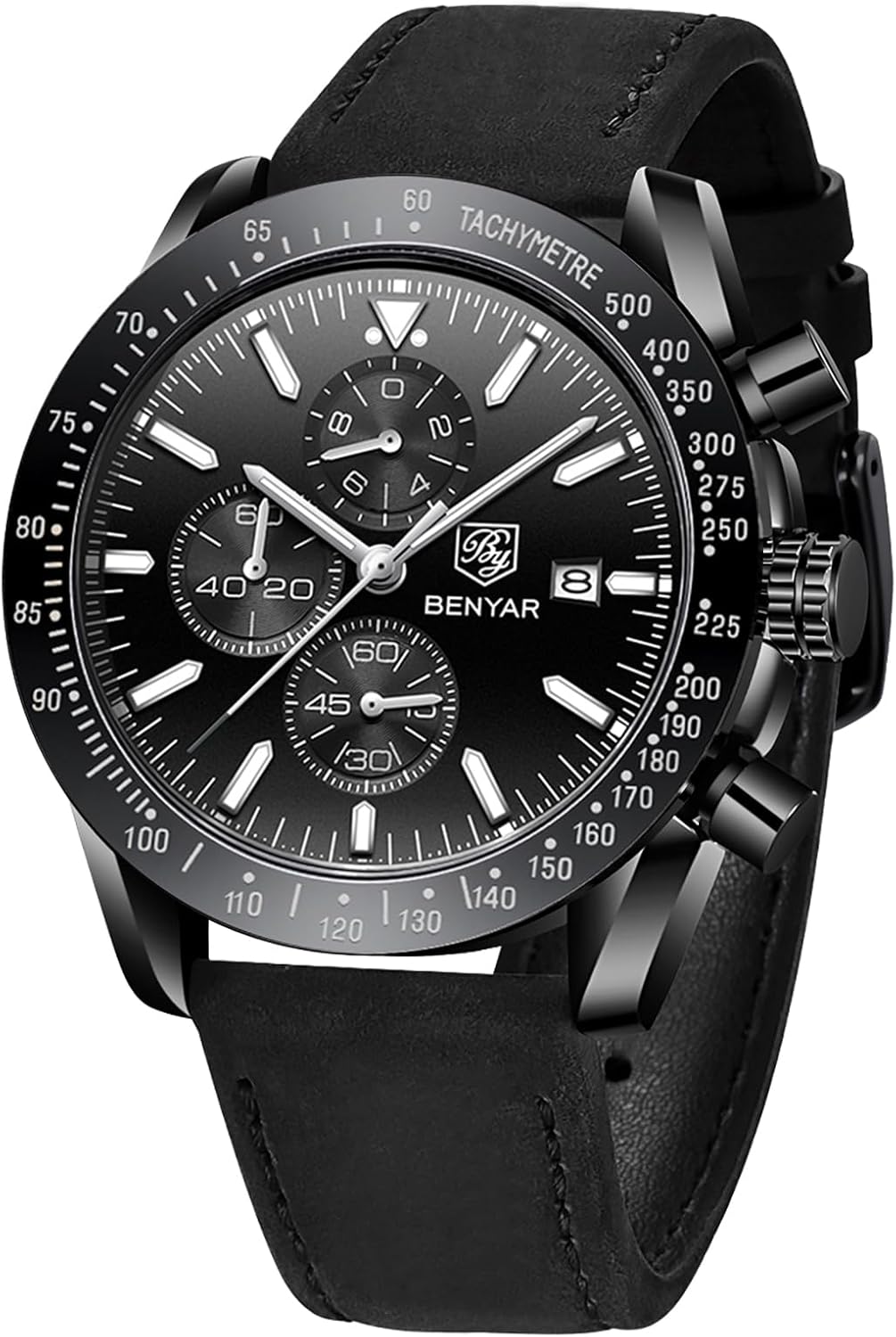 BENYAR Mens Watches Quartz Chronograph Elegant Sport Design