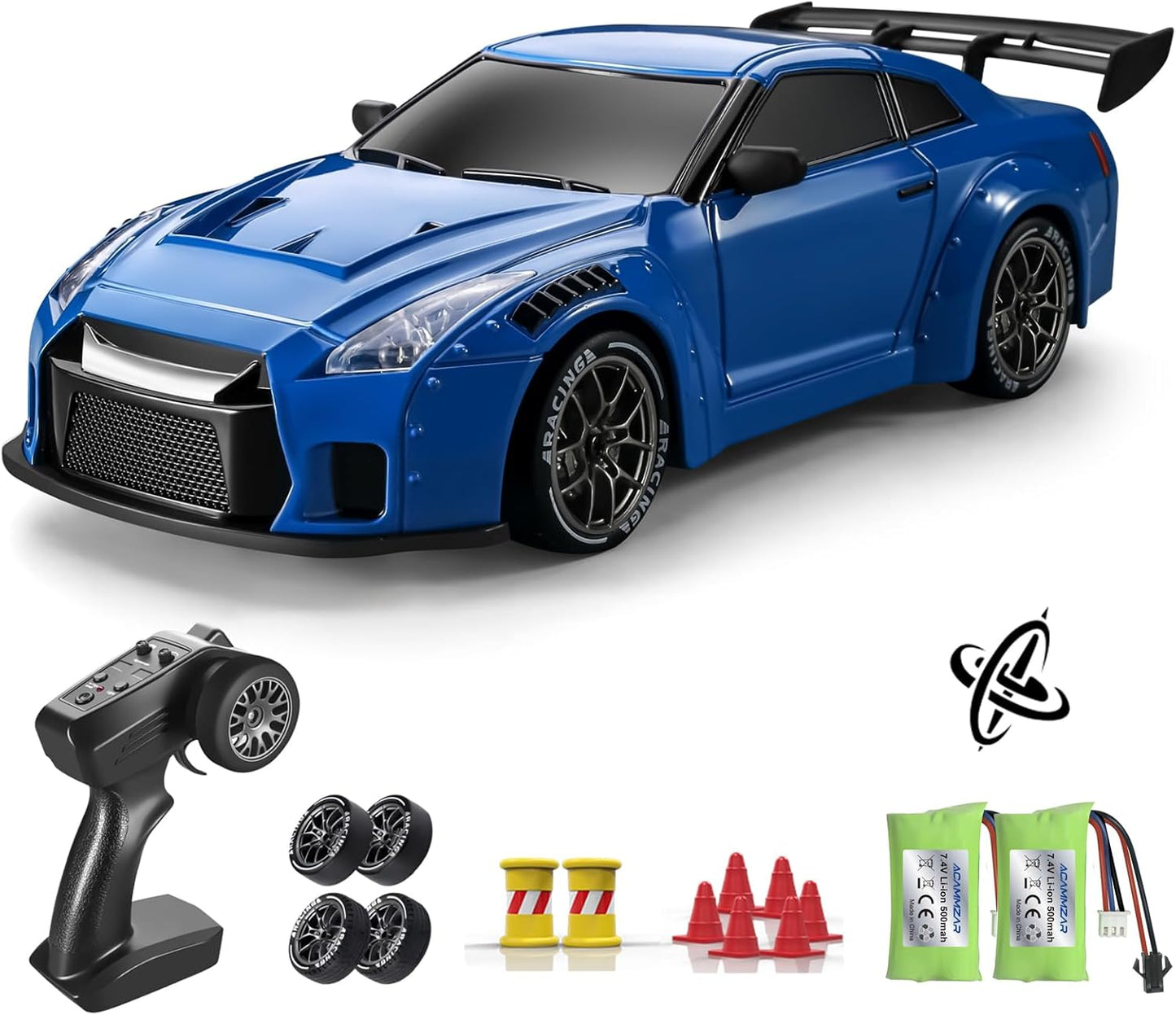 ACAMMZAR RC Drift Car Pro with Gyro - High Speed 1:24 Scale