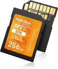 256GB UHS-II SD Card V60 Memory Card for 4K/6K Video - Fast Transfer