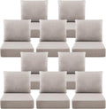 Luxury 6in Outdoor Cushions for Patio Furniture - Set of 10
