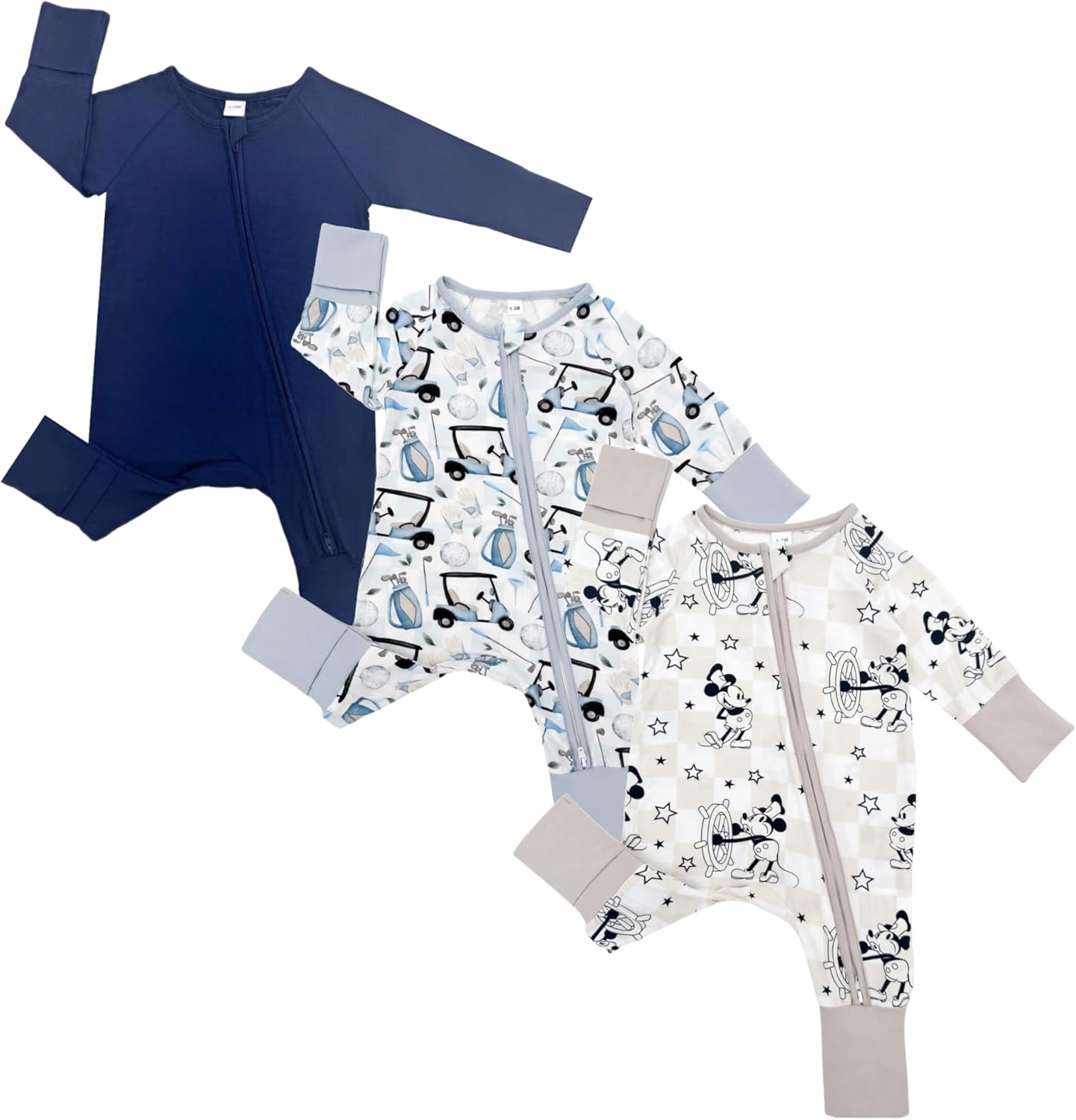 Bow Dream Baby Boy Romper Jumpsuit Soft Bamboo Rayon Clothes