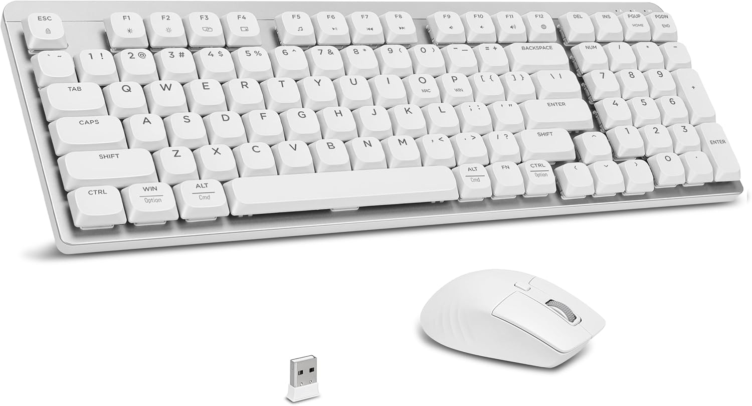 LeadsaiL FA98 Wireless Mechanical Keyboard and Mouse Combo