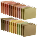 Hanging File Folders 24 Pack Letter Size - Colorful Expandable Set