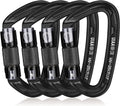BEIFENG 25KN Auto Locking Carabiner - Heavy Duty Climbing Clip