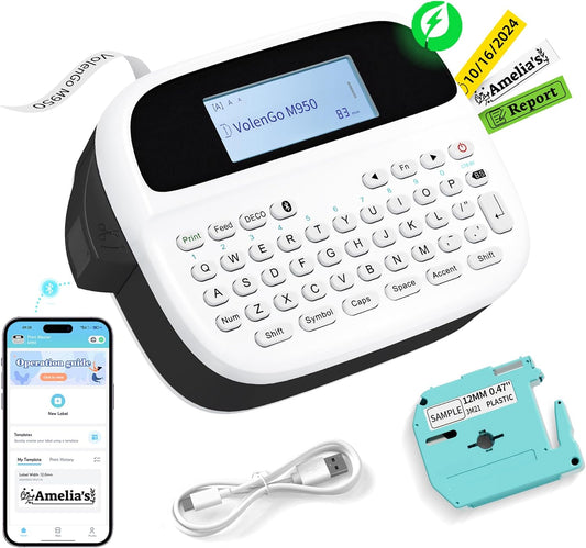 VolenGo Bluetooth Label Maker - Waterproof & Rechargeable
