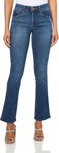 Democracy Womens Ab Solution Itty Bitty Boot Jean - Elastic Waist Fit