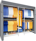 Ulif E12C Heavy Duty Closet Organizer System - Large Adjustable Rack