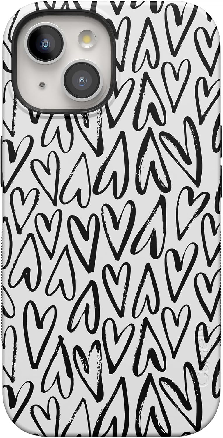 Casely iPhone 15 Case - Heart Throb with Bold Protection