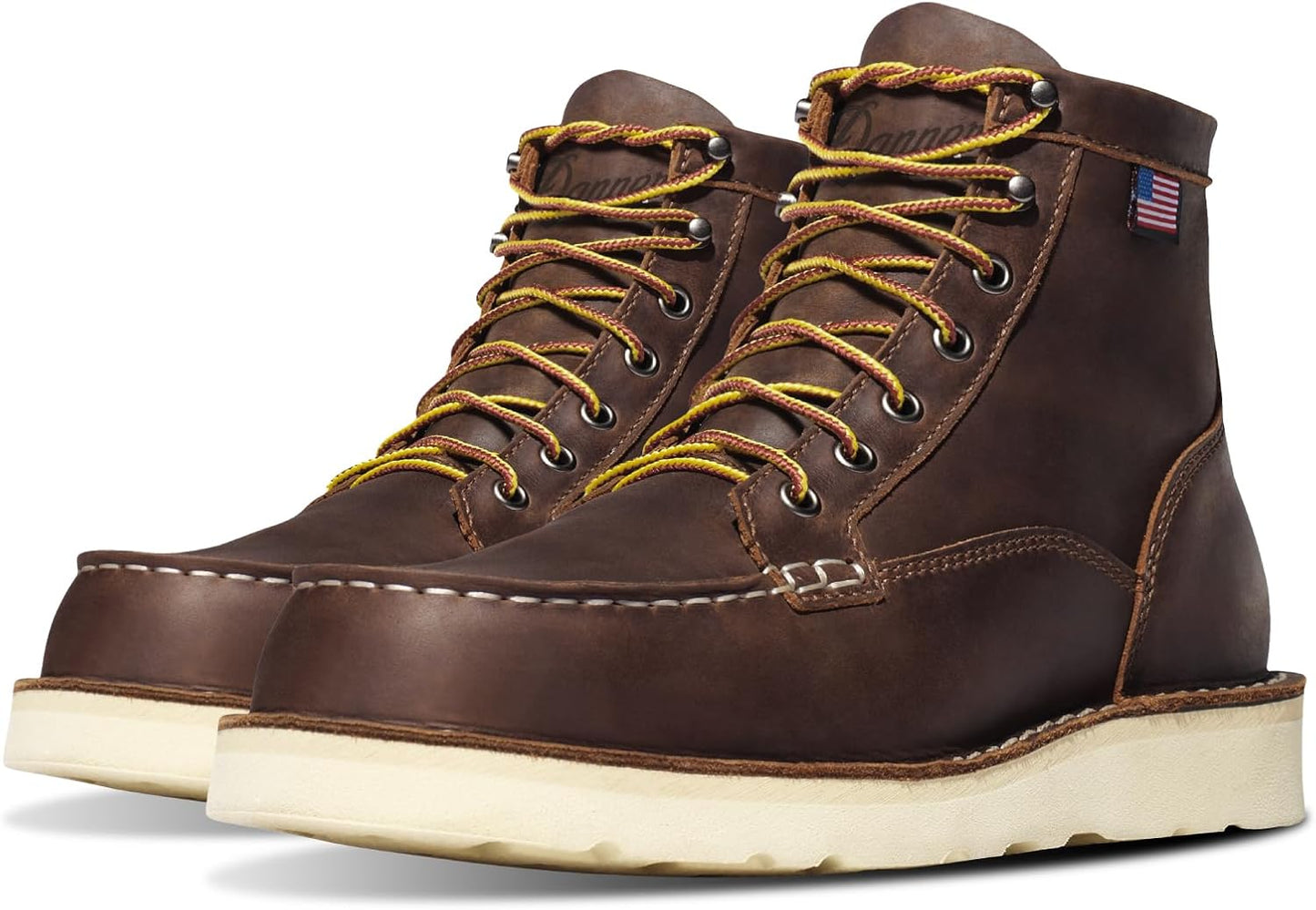 Danner 6 Bull Run Moc Toe Work Boots for Men - Durable Comfort