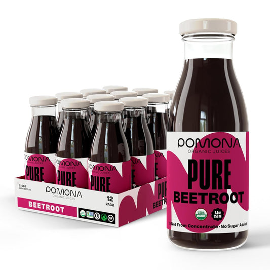 Pomona Organic Cold Pressed Beet Juice - Pure, Healthy Refreshment