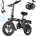 Electric Bike for Adults Peak 650W Folding E Bike - 20 MPH Commute