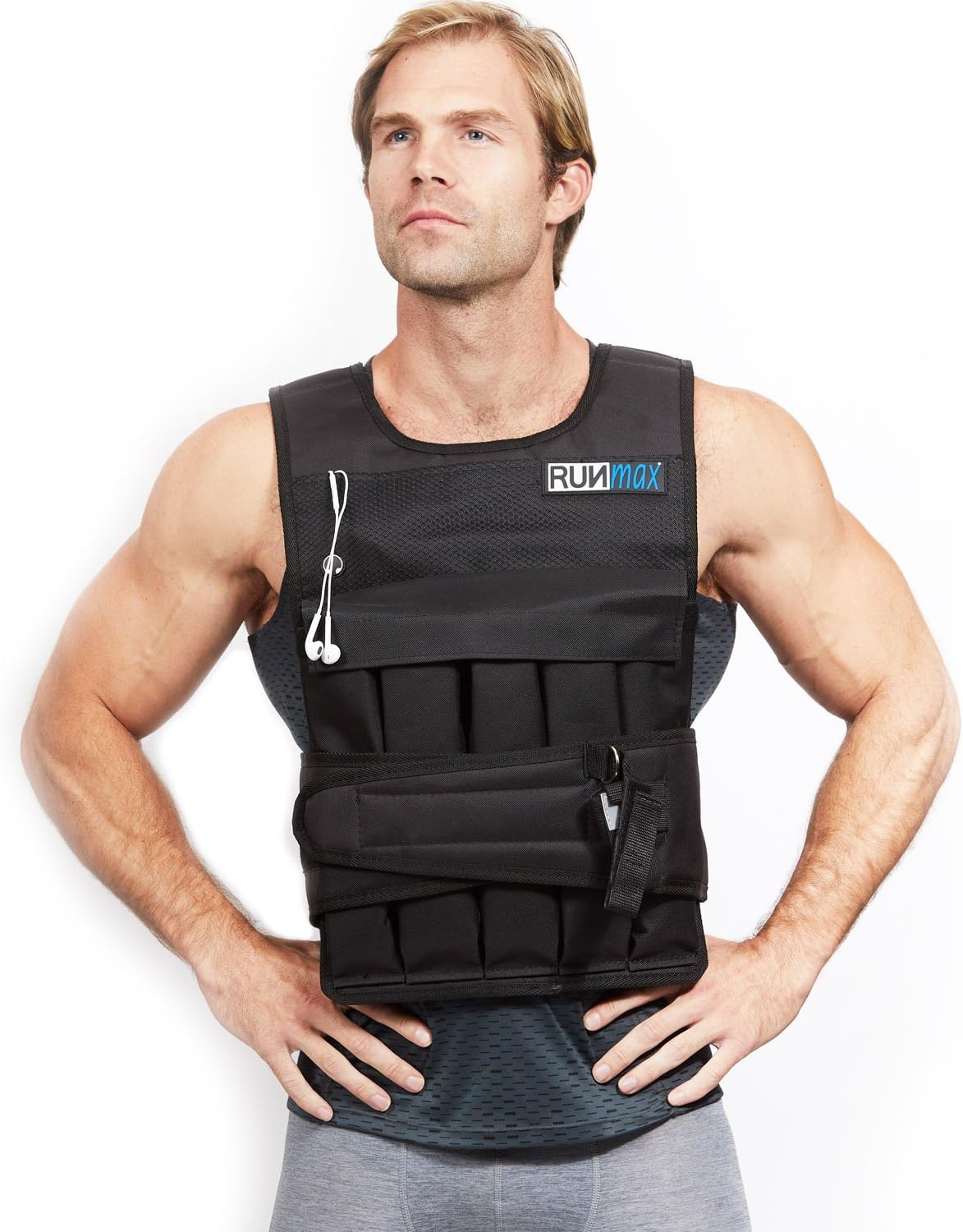 RUNmax Pro Weighted Vest for Enhanced Workouts and Comfort
