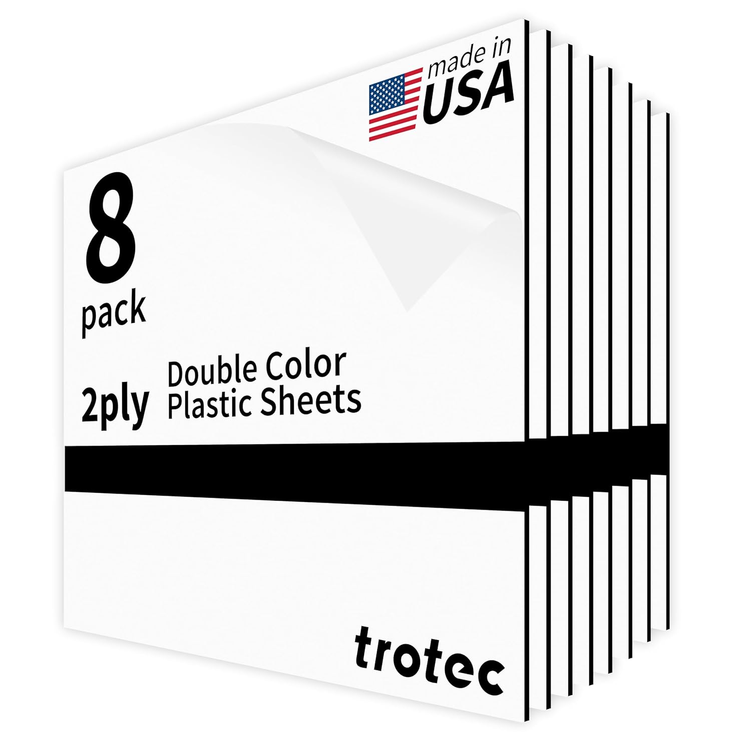 Trotec TroLase Laser Engraving Double Color Plastic Sheets