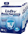 Incontinence Booster Pads Extra Absorbent Protection - Long 48 Count