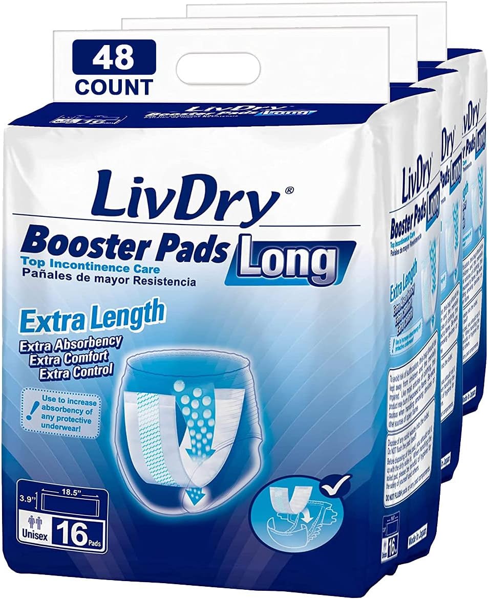 Incontinence Booster Pads for Extra Absorbent Protection