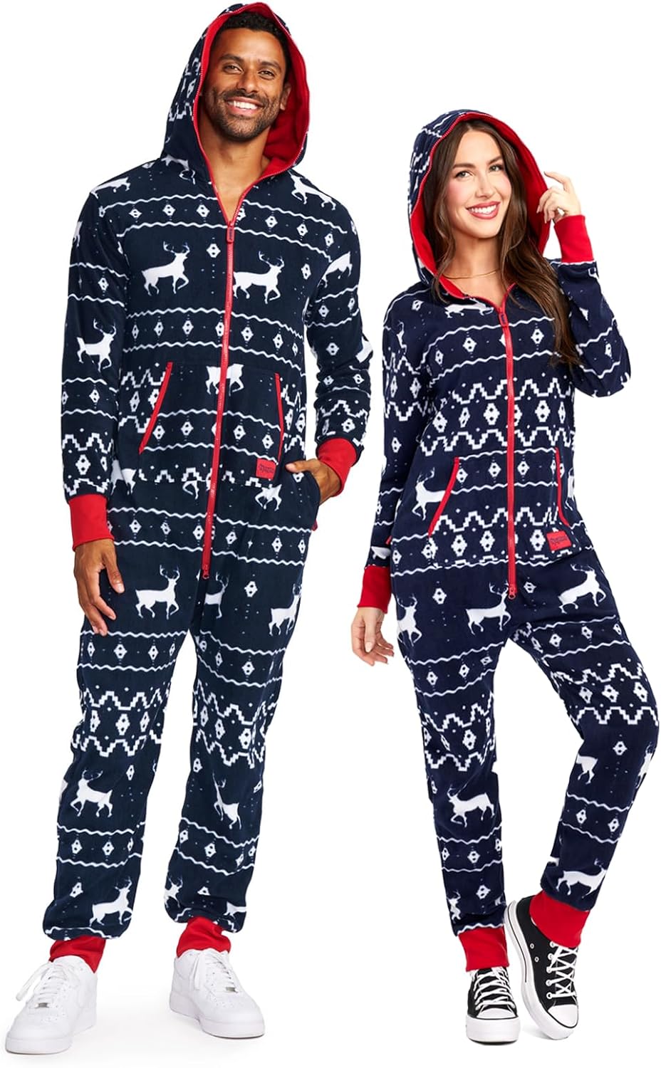 Tipsy Elves Christmas Onesies for Adults - Comfy Jumpsuits
