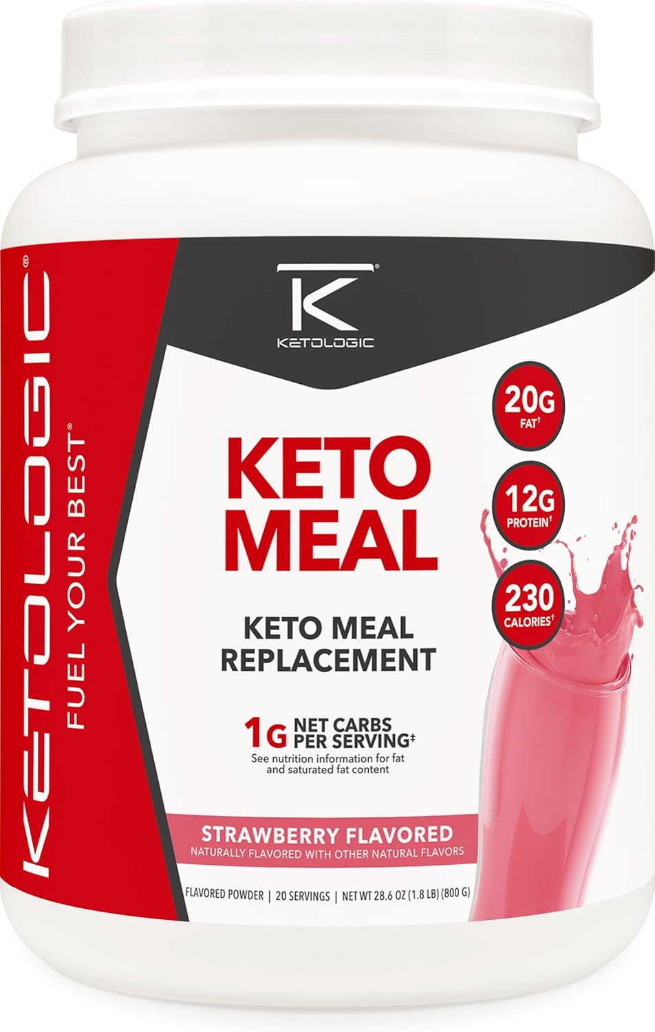 KetoLogic Keto Meal Replacement Shake Powder for Optimal Results