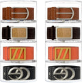 NIUBEE Belt Organizer Acrylic 8-Layer Belt Case - Clear Display