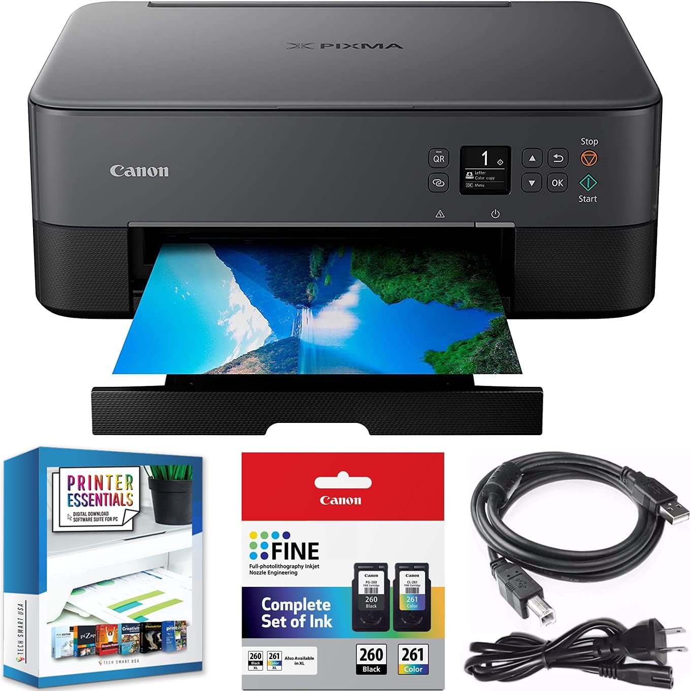 Canon Wireless All-in-One Printer Bundle